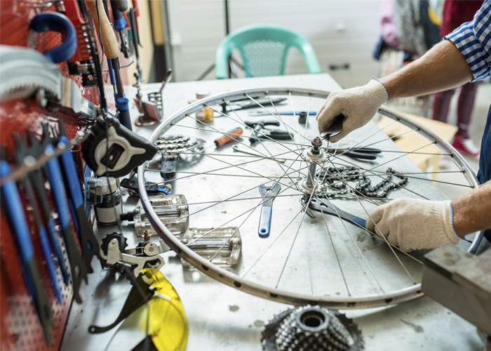 como montar uma oficina de bicicleta