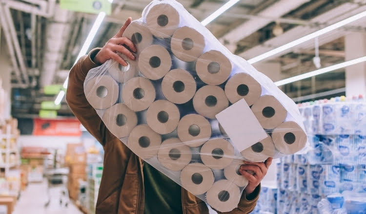 Mini fábrica de papel higiênico