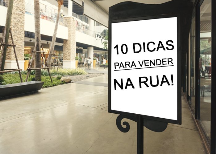 como vender na rua