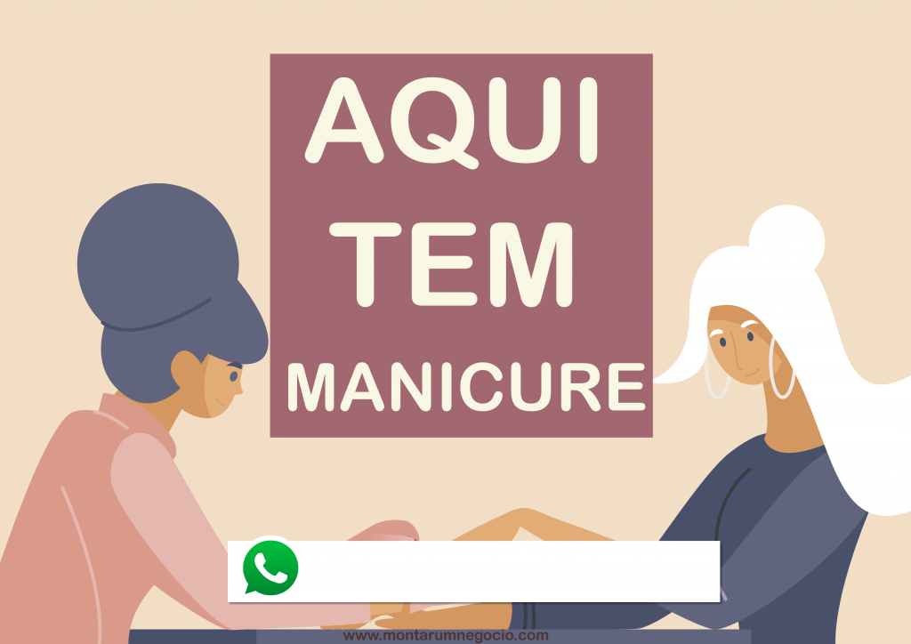 plaquinhas de manicure para escrever