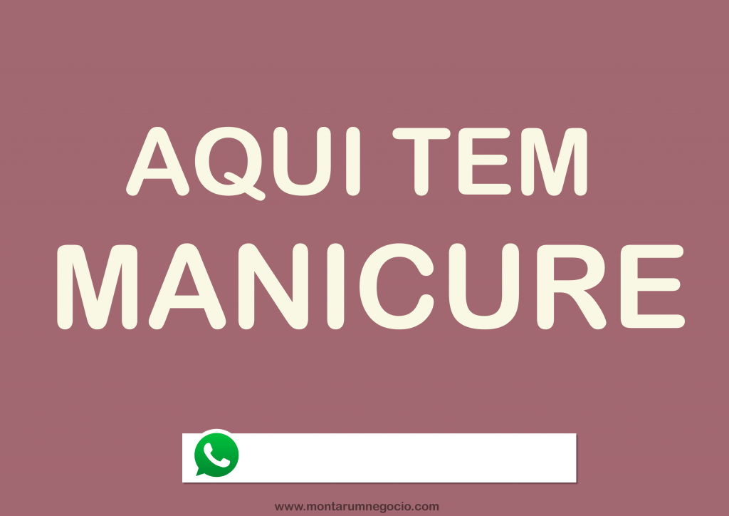 plaquinha de manicure para imprimir