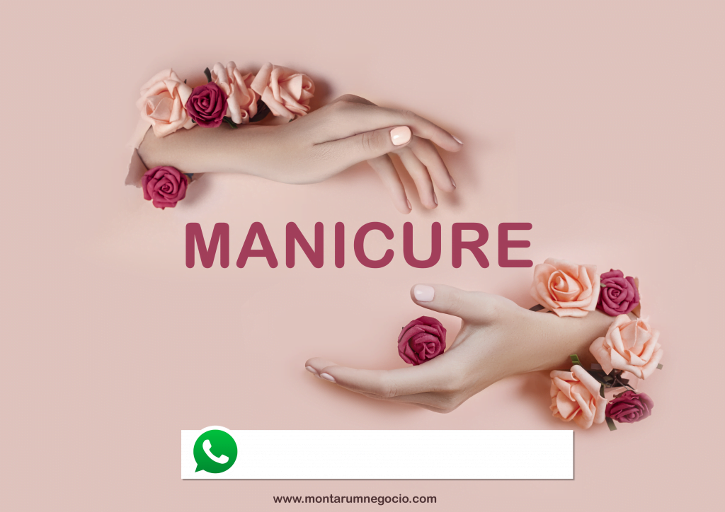 como fazer placa de anúncio de manicure e pedicure