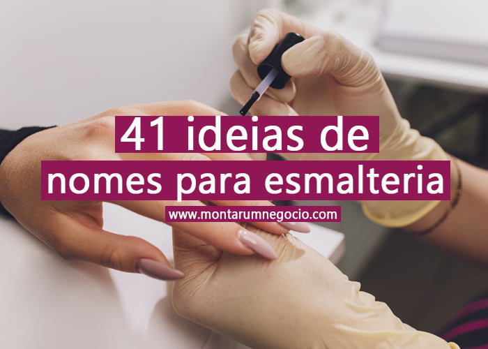 nomes para esmalteria