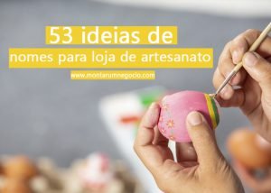 nomes para lojas de artesanato