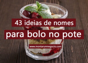 nomes para bolo no pote