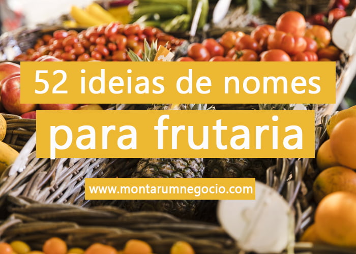 nomes para frutaria