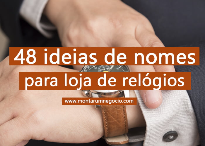 nomes para loja de relógio