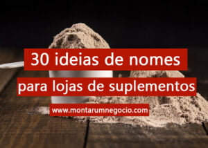 nomes para lojas de suplementos