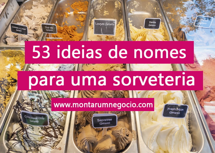 nomes para sorveteria