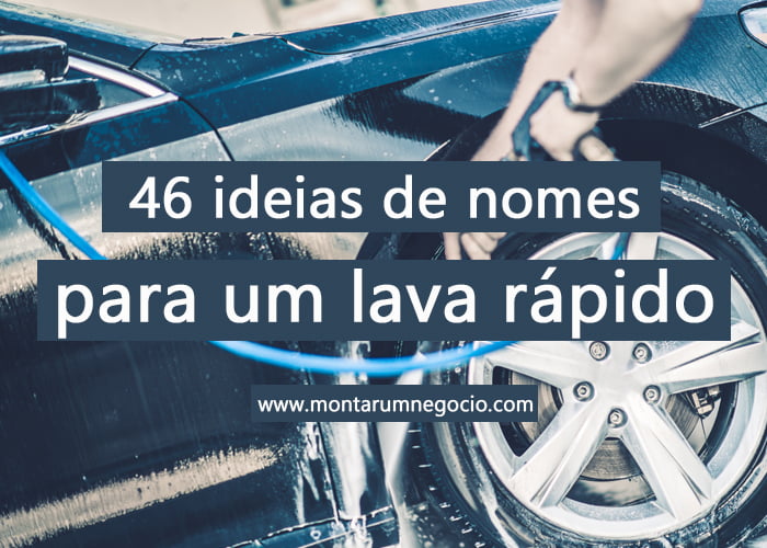 nomes para lava rápido