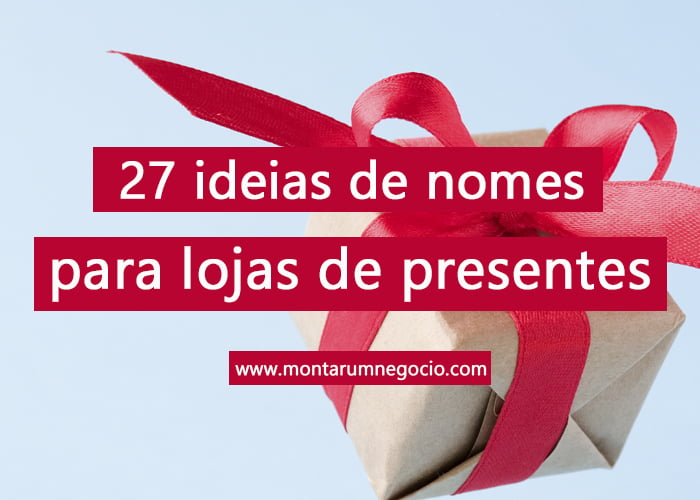 nomes para lojas de presentes