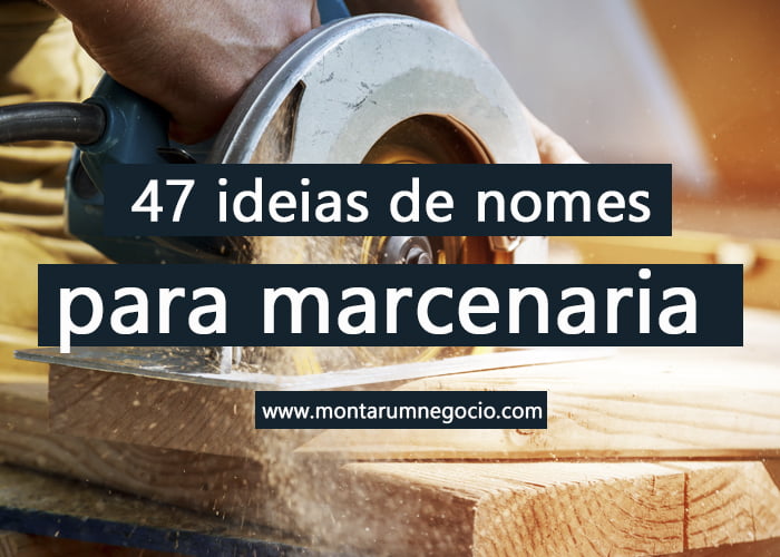 nomes para marcenaria