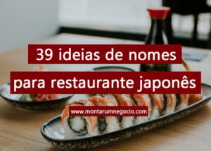 nomes para restaurante japonês