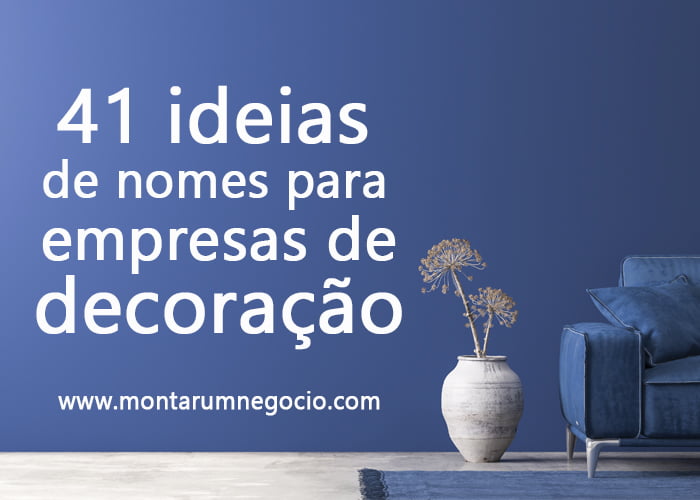 nomes para empresa de decoração