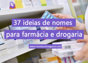 nomes para farmácia e drogaria