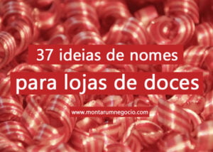 nomes para lojas de doces