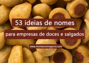 nomes para empresas de doces e salgados