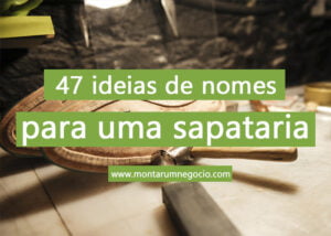 nomes para sapataria