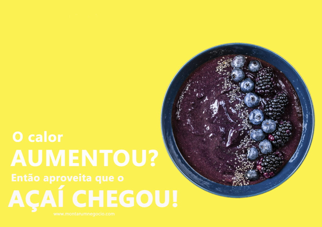 frases de venda de açaí