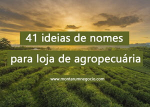 nomes para loja agropecuária