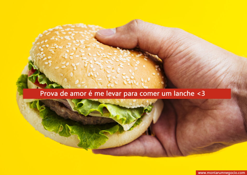 frases de lanche engraçadas