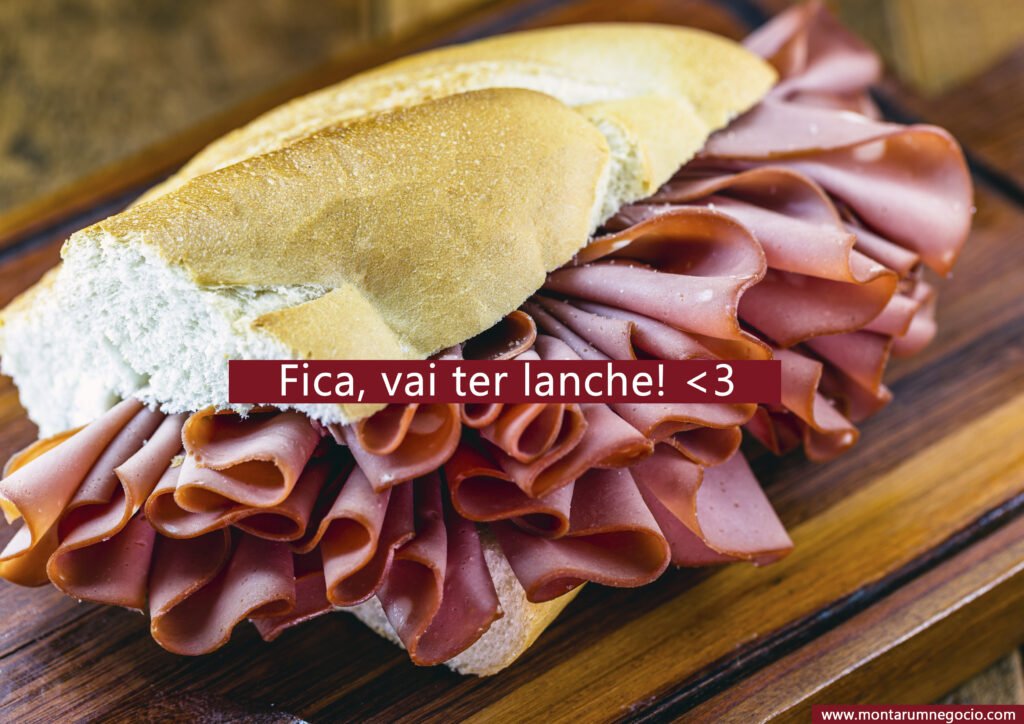 frases para vender lanches