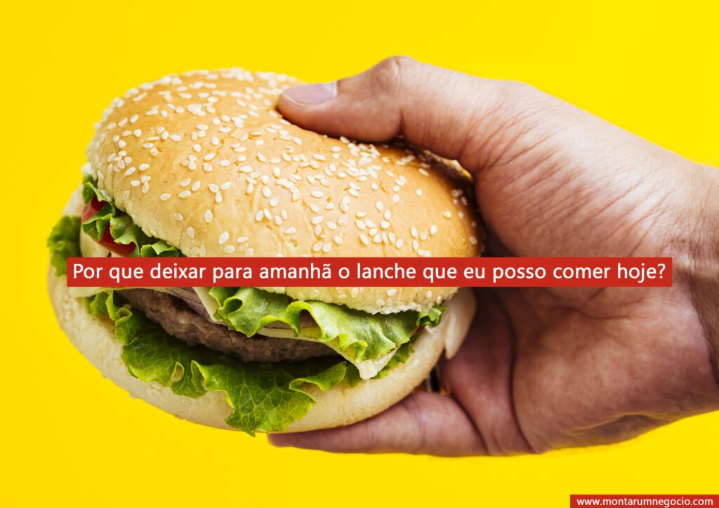 legenda para lanches