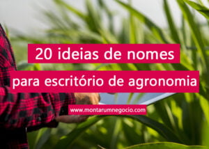 nomes para escritório de agronomia