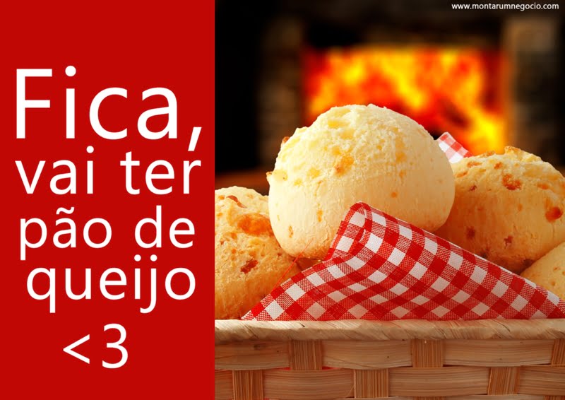 Propaganda de pão de queijo