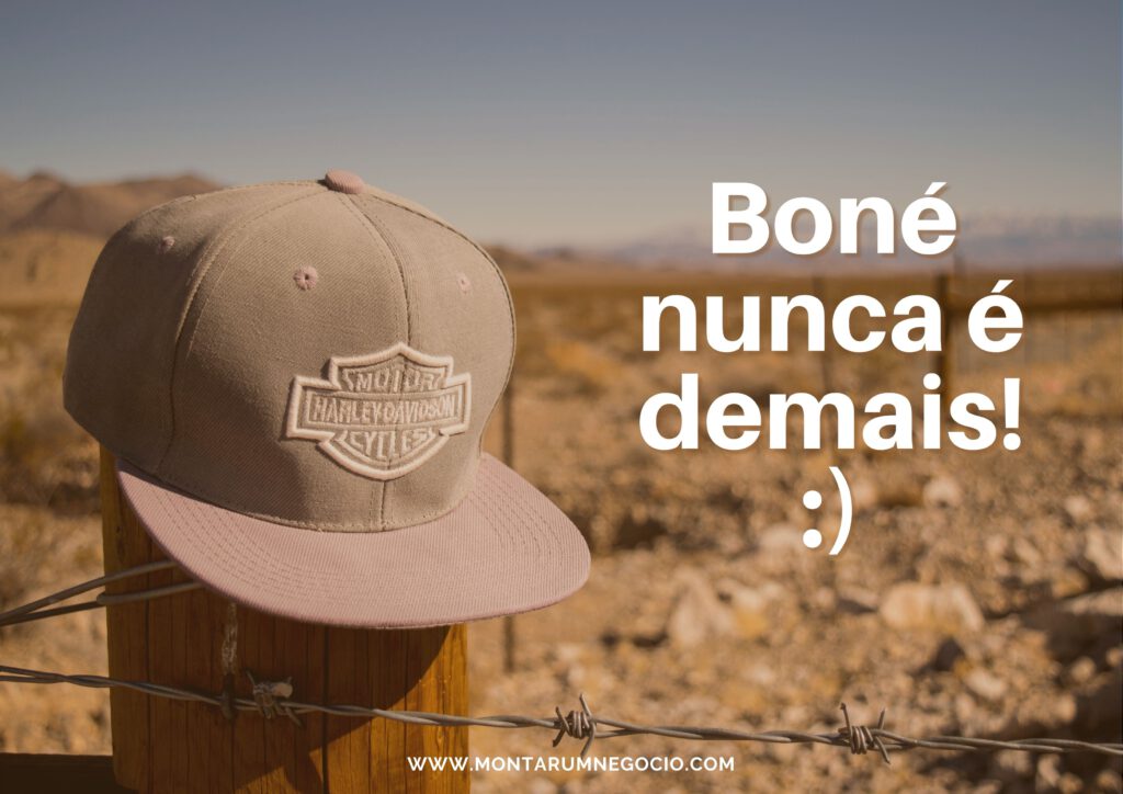 Frases para divulgação de bonés