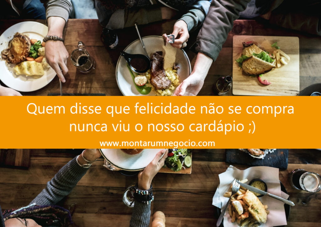 frases criativas para restaurante