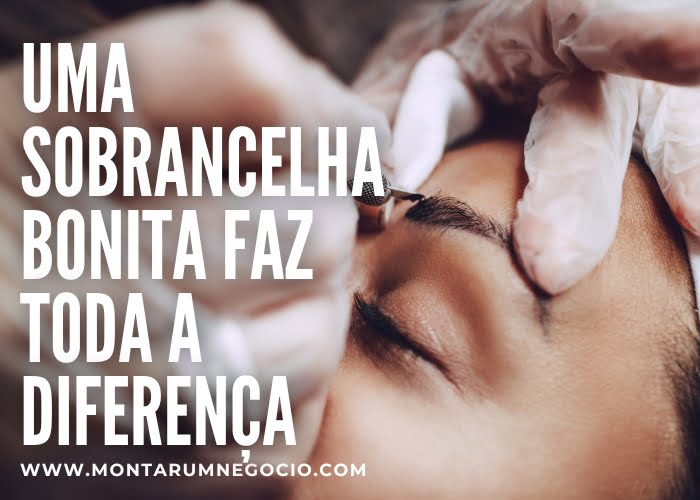 frases para propaganda de designer de sobrancelhas