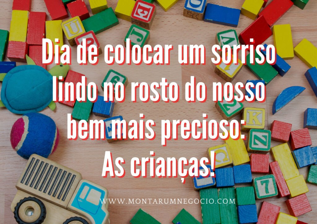 Frases de vendas para o dia das crianças