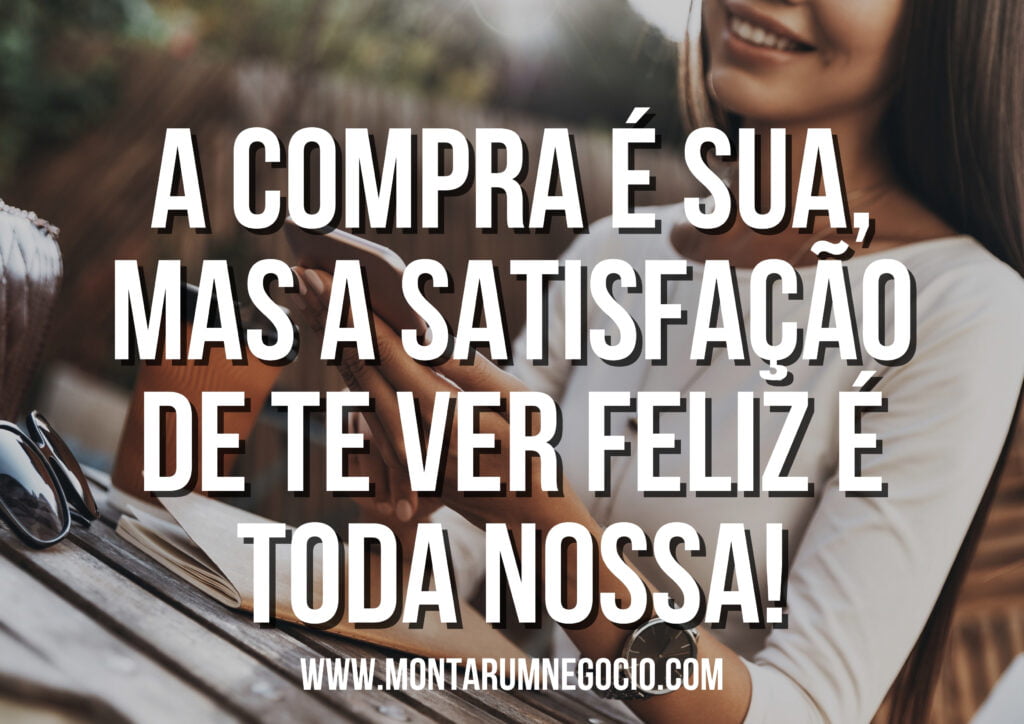 Frases de agradecimento ao cliente pela compra