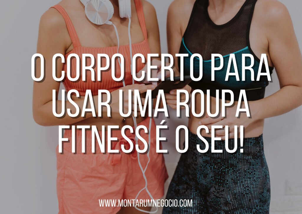 Frases para divulgação de roupas fitness