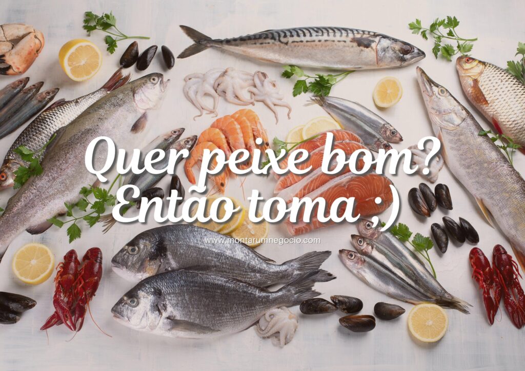 propaganda para peixe