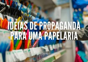 Propaganda de papelaria