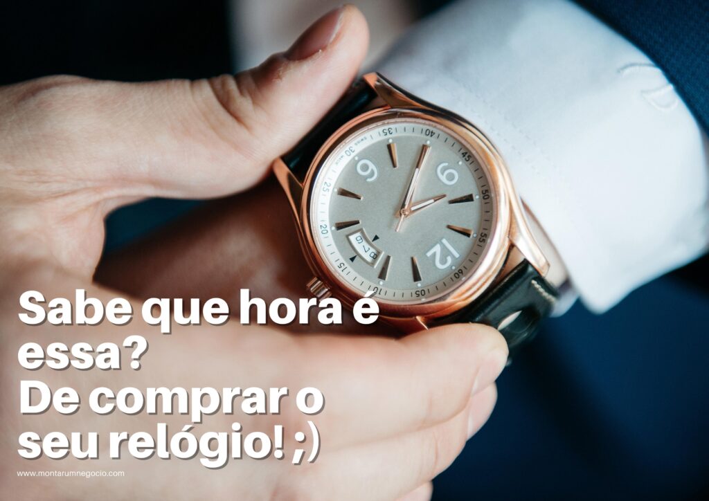 divulgação de relógio