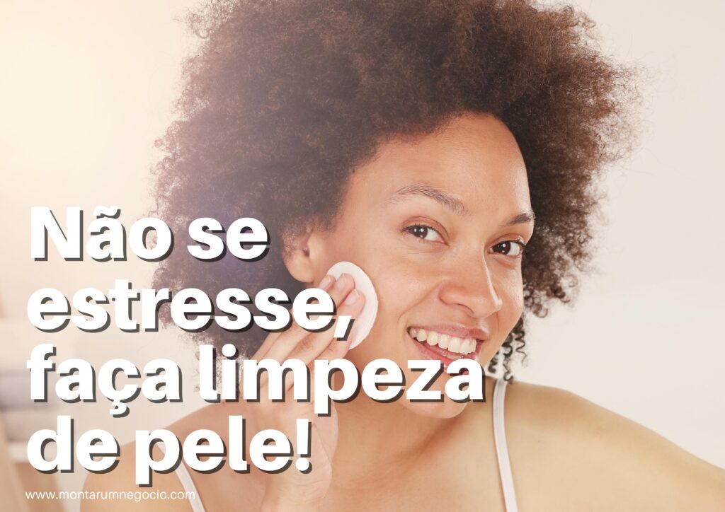 frases para divulgação de limpeza de pele