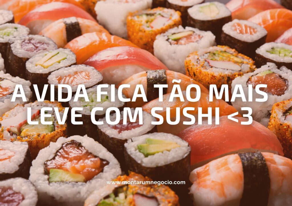 propaganda de sushi