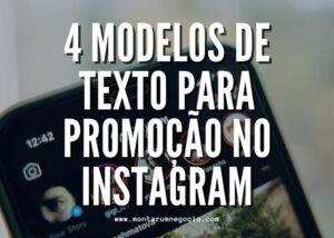 Texto para promoção no instagram