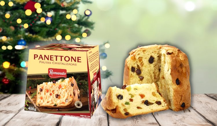 Panetone da marca Romanato