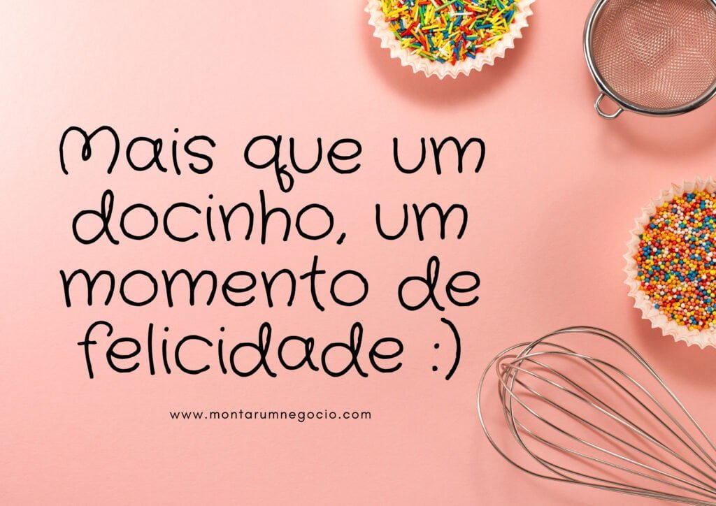 frases para divulgação de confeitaria