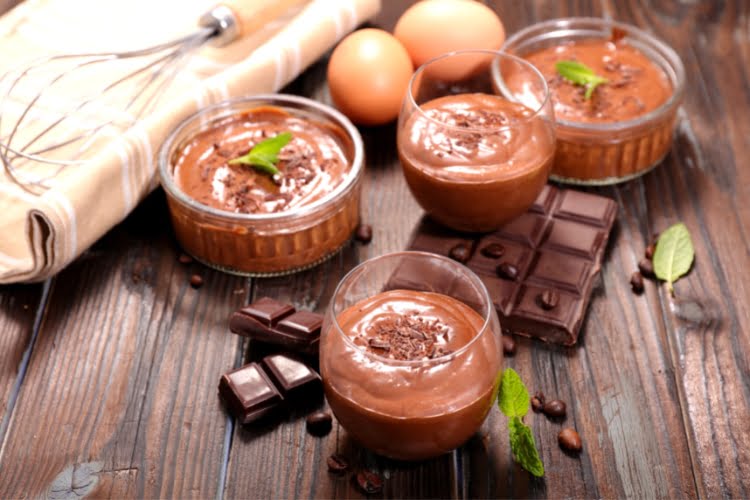 mousse de chocolate para vender