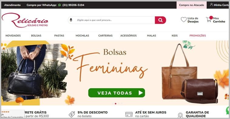 Relicário - bolsas de couro legítimo para vender