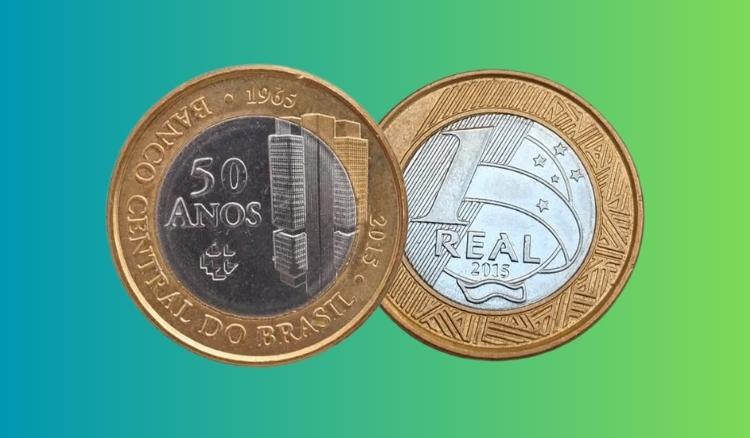 Qual valor da moeda de 50 anos do Banco Central